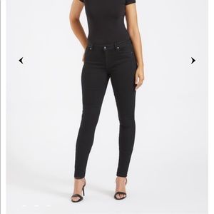 [JEANS] 37 LONG black power stretch denim jeans